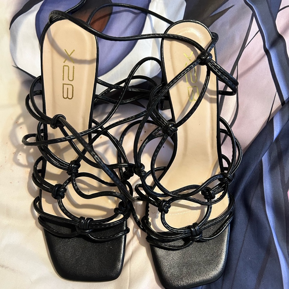 Lace up heels
